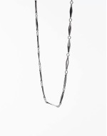 Noelle dainty necklace in silver tone