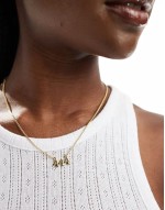 444' angel number necklace in gold