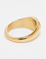 gold plated ruby stone ring