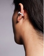 ear cuff with faux micro pearl design