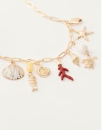 ultimate summer charm necklace in gold