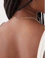 sol sun pendant t-bar necklace in gold