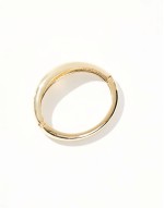 simple bangle bracelet in gold tone